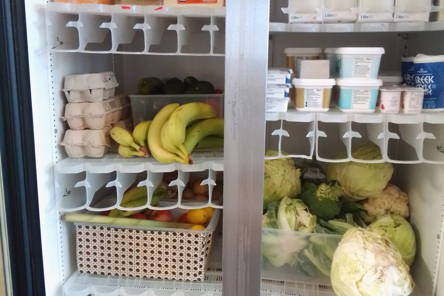 BCS Food Hall fridge